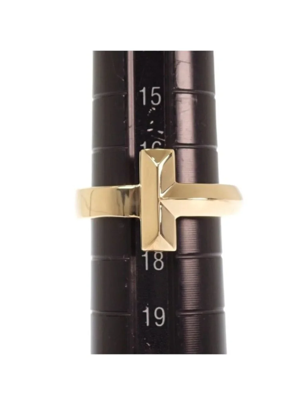 Tiffany & Co T One Wide Actual Ring 18k Yellow Gold